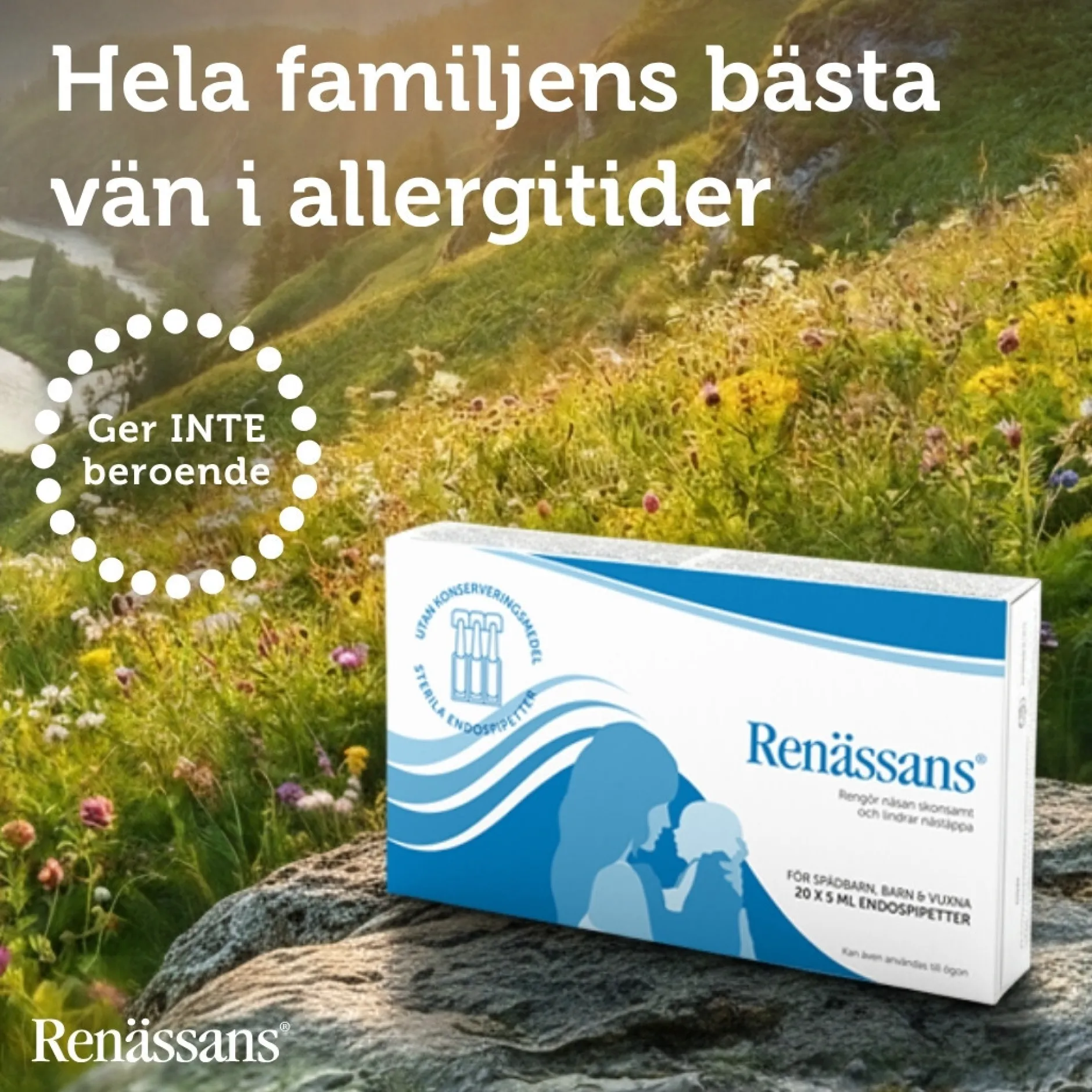 Renässans Näsdroppar Endospipetter 5 ml x 20 st