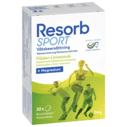 Resorb Sport Fläder/Lime 20 brustabletter