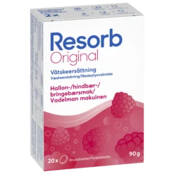 Resorb Vätskeersättning Hallonsmak 90 g