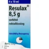 Resulax Rektallösning 8,5 g, 4X10 ml