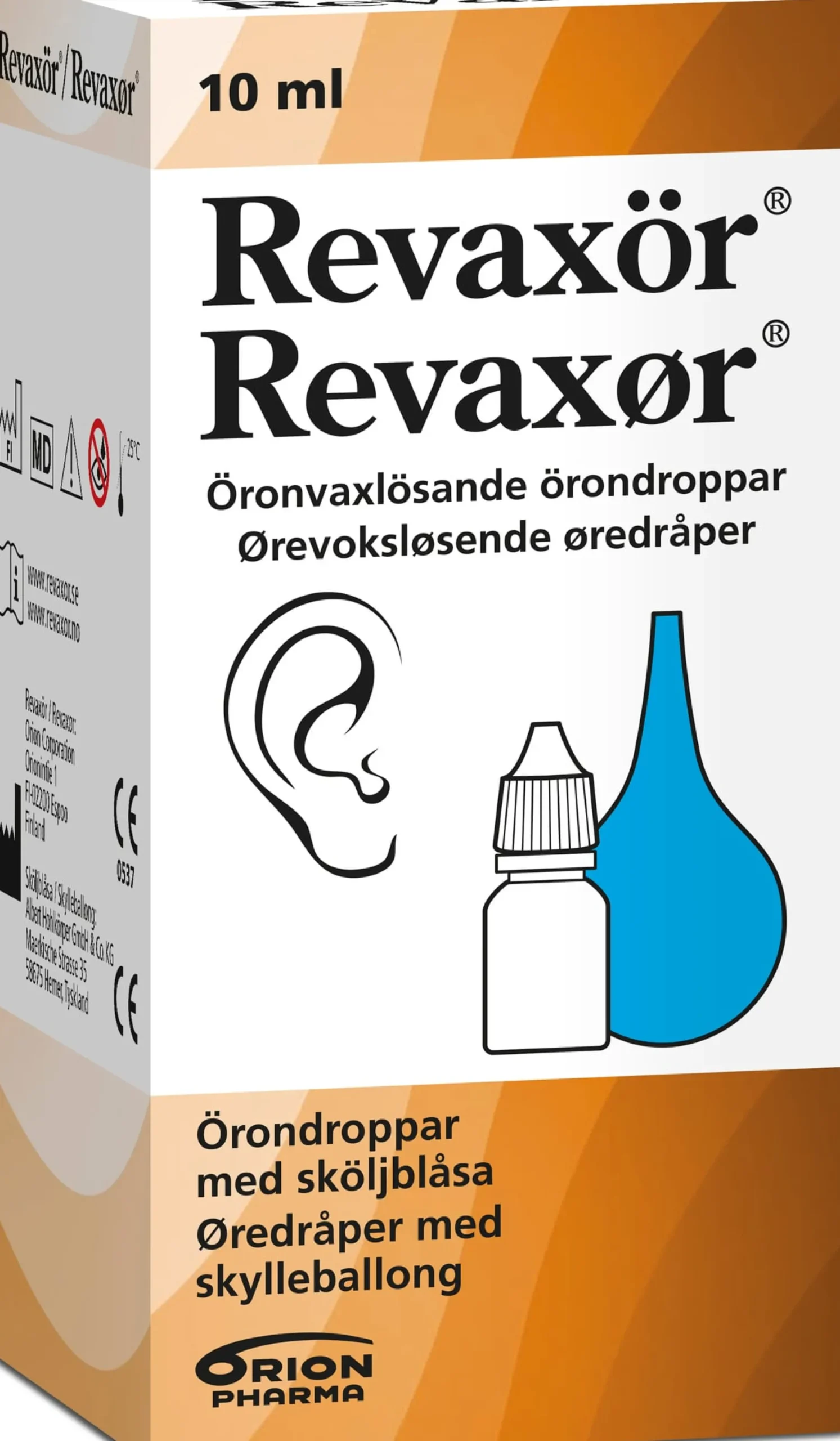 Revaxör Örondroppar & Sköljblåsa 10 ml