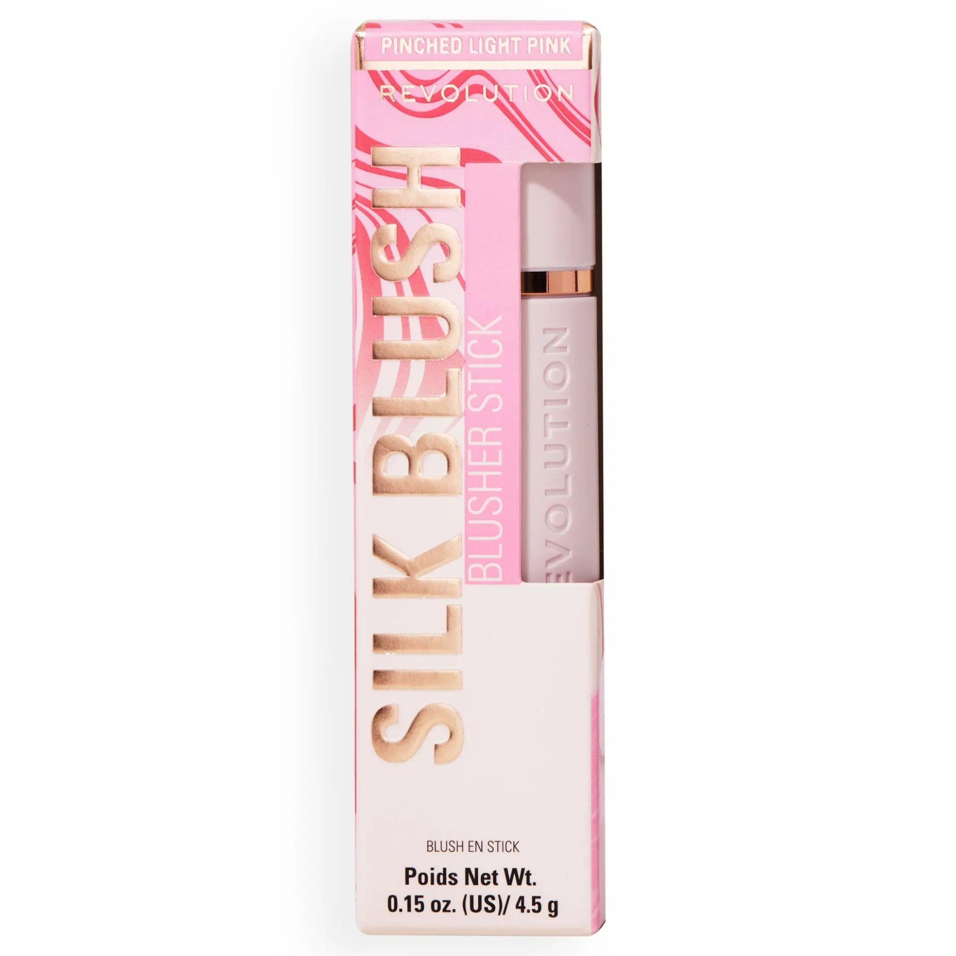 Revolution Skin Silk Marble Blush Stick Pinched Light Pink 4,5 g
