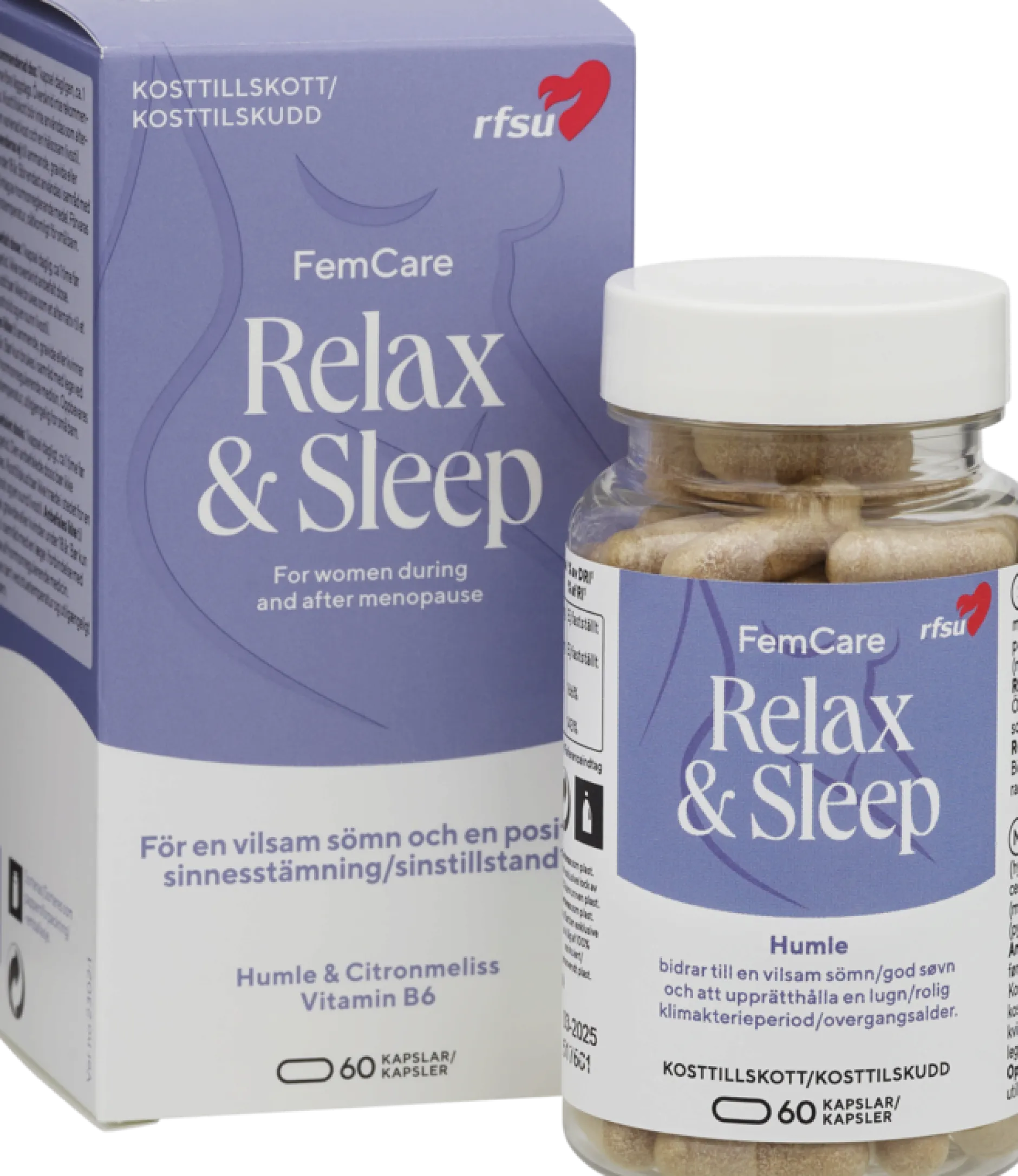 RFSU FemCare Relax & Sleep 60 kapslar