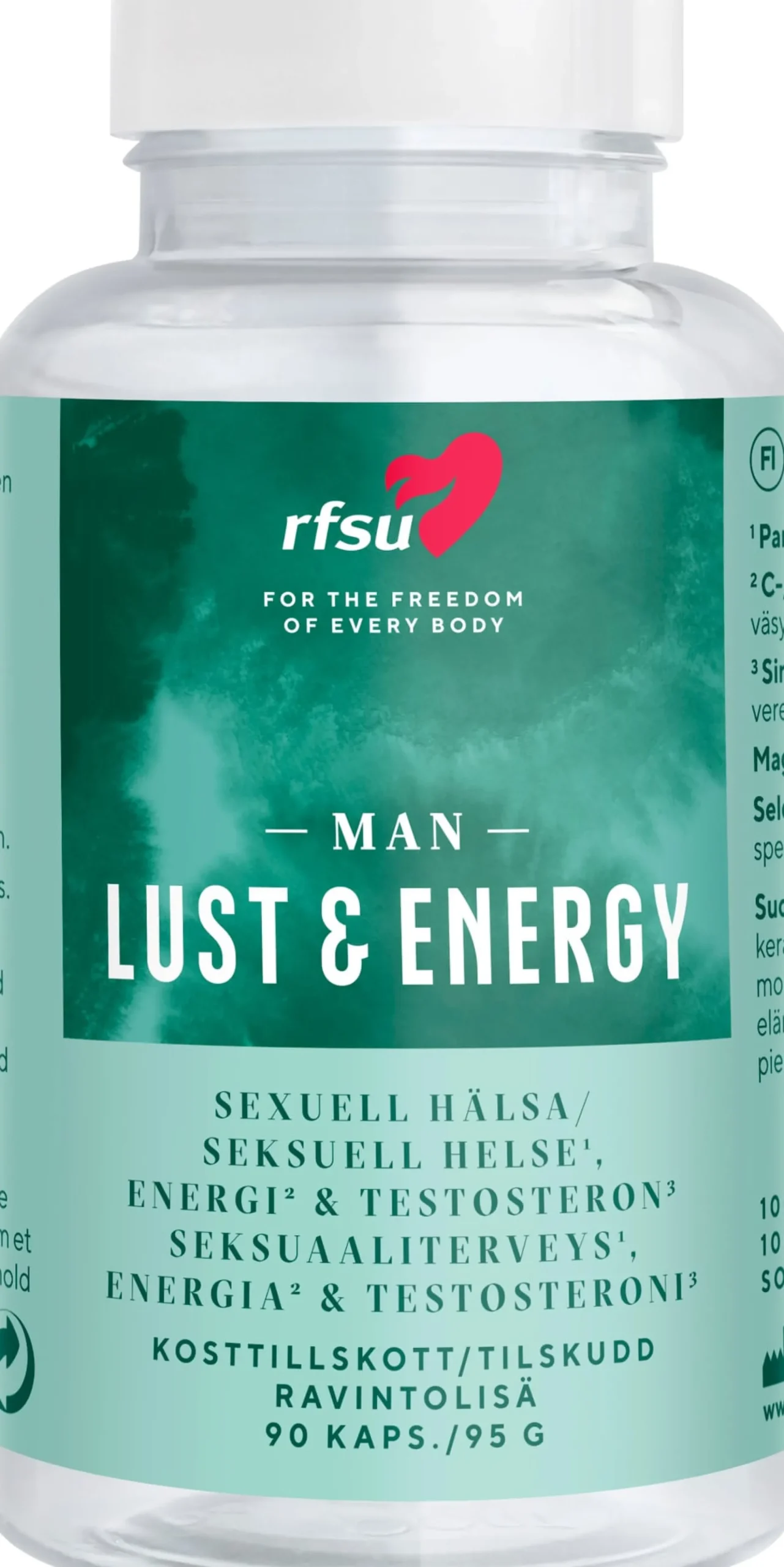 RFSU Lust & Energy Man 90 kapslar