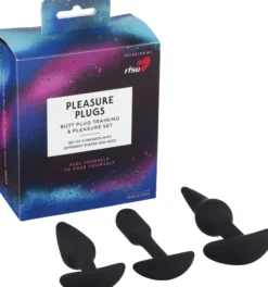 RFSU Pleasure Plugs Analpluggar Silikon 3 st