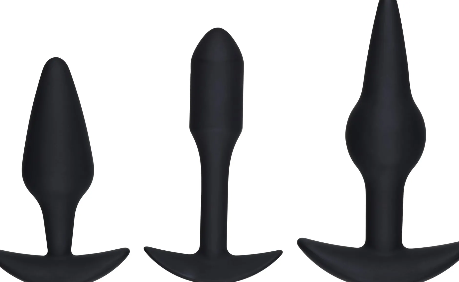 RFSU Pleasure Plugs Analpluggar Silikon 3 st