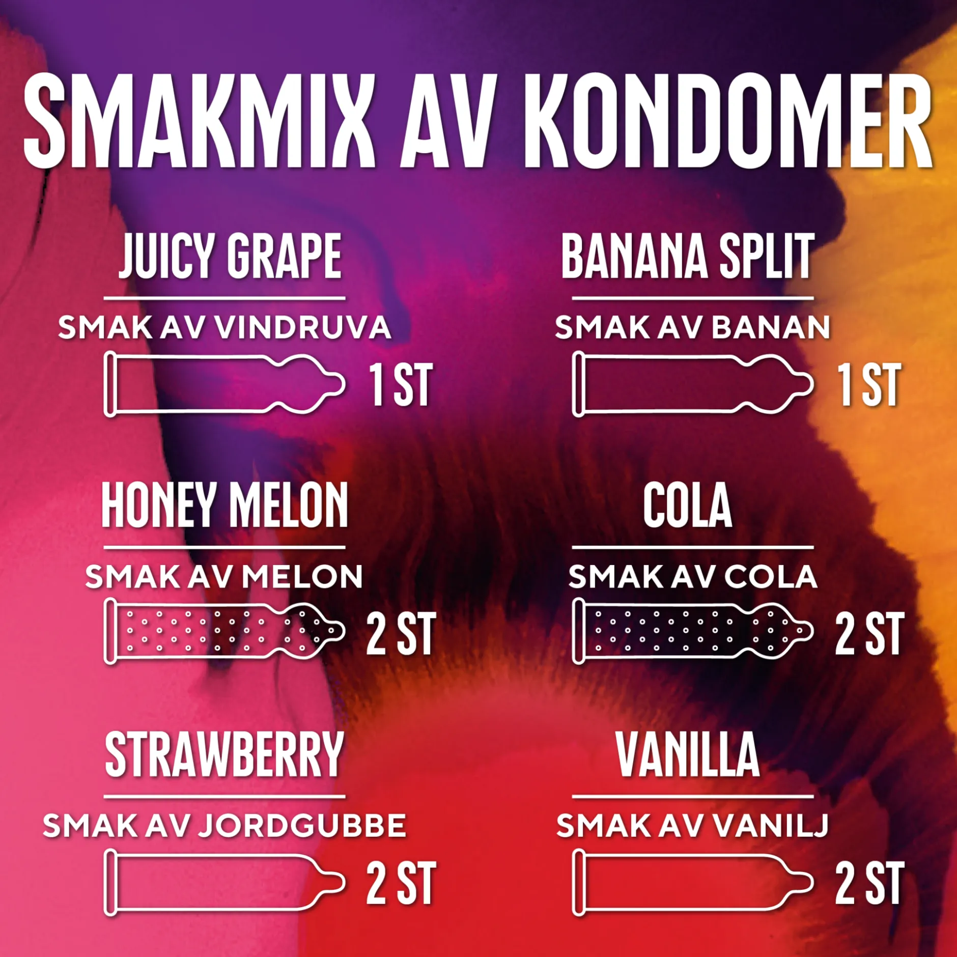RFSU Tasty kondomer 10 st
