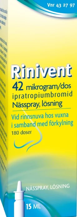 Rinivent 42 mikrogram/dos Nässpray 15 ml