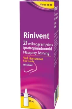Rinivent Nasal 21 mikrogram/dos 15 ml