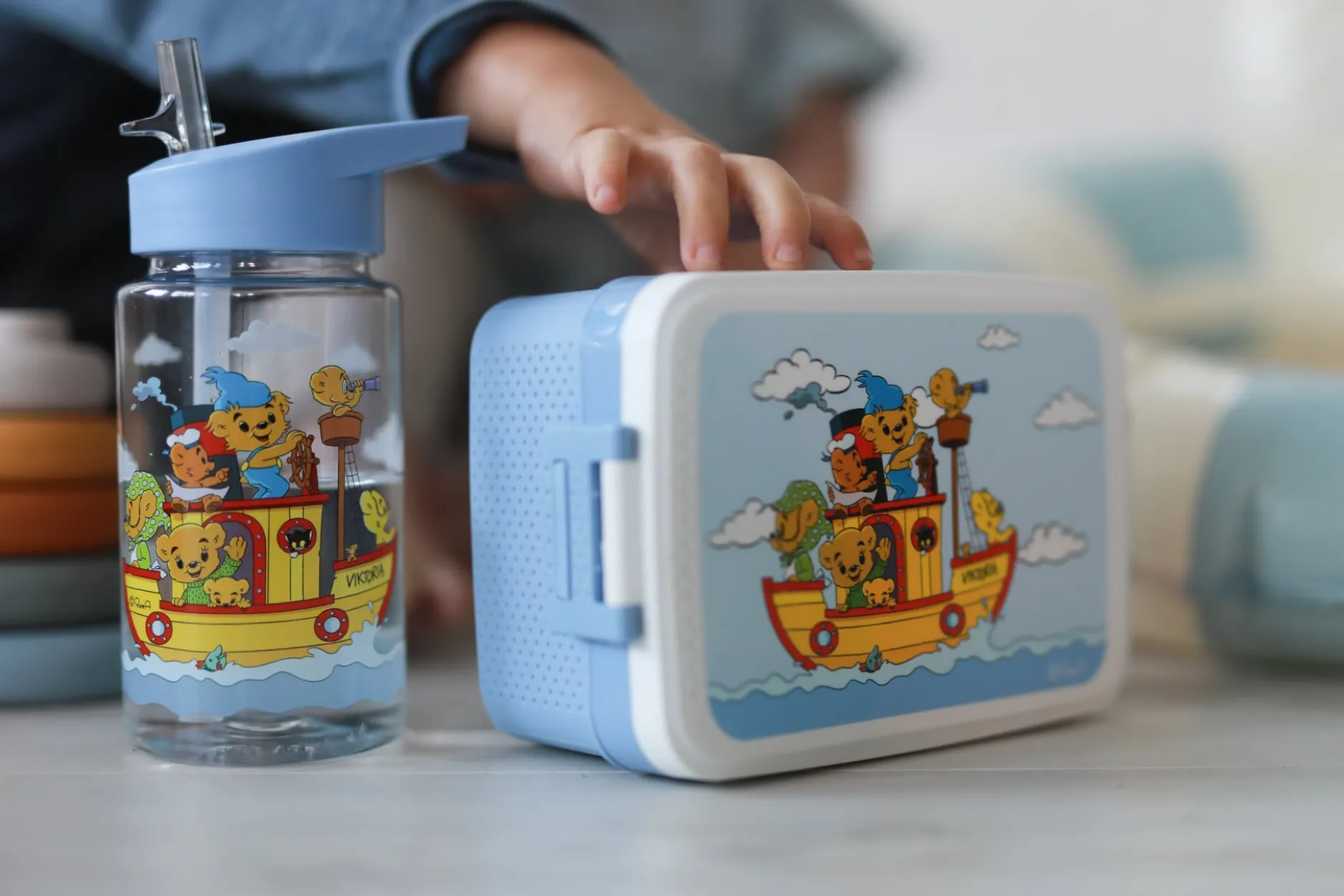 Rätt Start Bamse Viktoria Vattenflaska i Plast