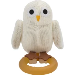 Rätt Start Bitleksak med naturgummiring Owls