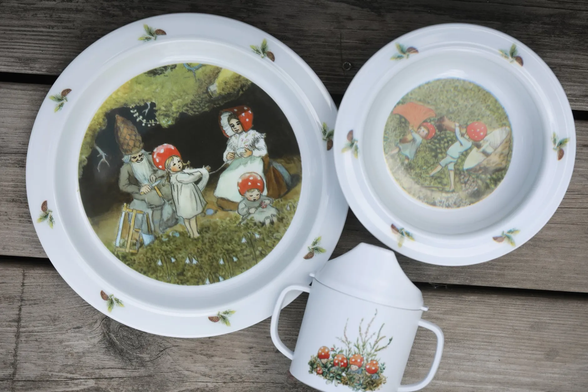 Rätt Start, Elsa Beskow Tomebobarnen Barnservis 3-delar