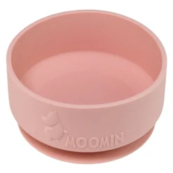 Rätt Start Mumin Silikon Skål med Sugkopp Rosehip Pink