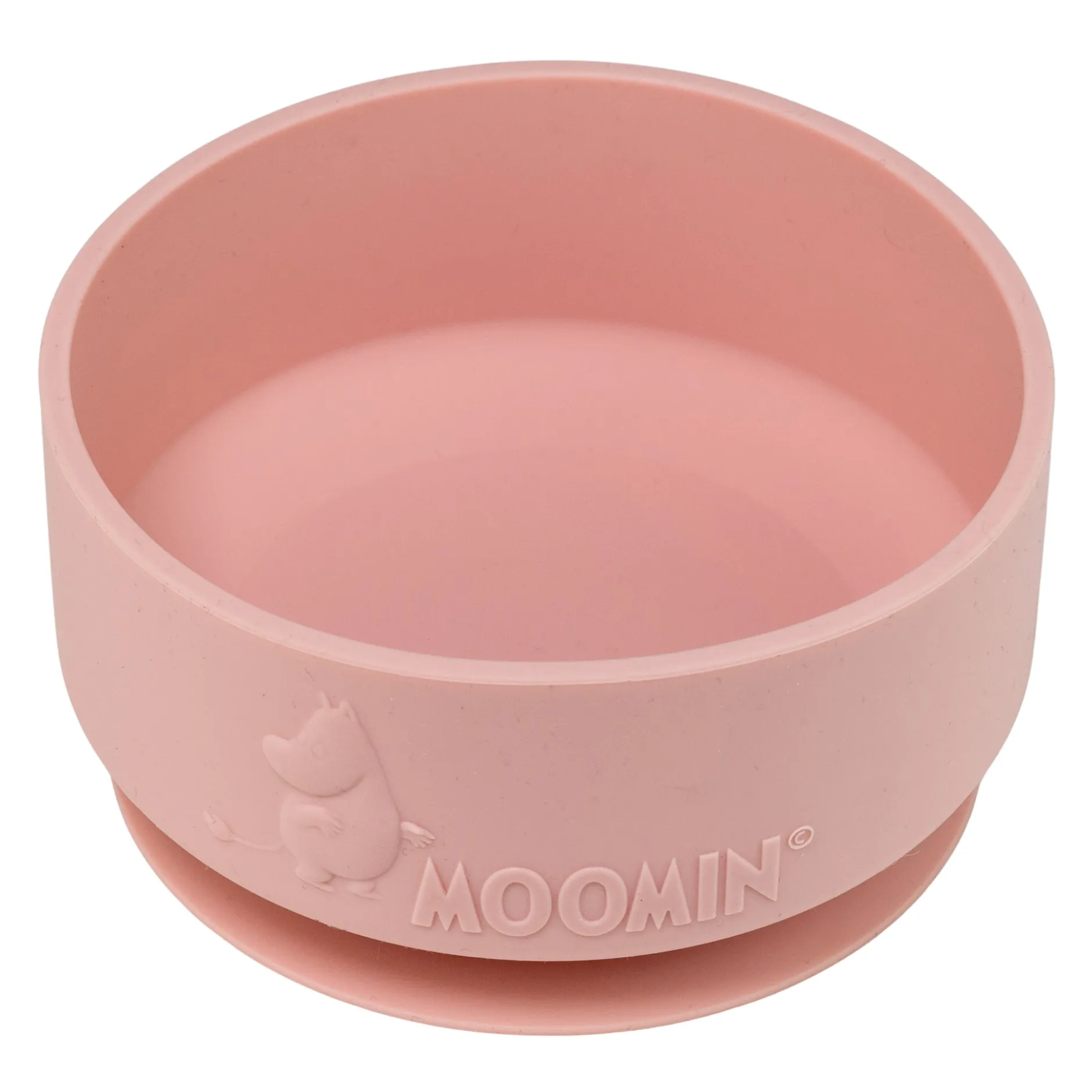 Rätt Start Mumin Silikon Skål med Sugkopp Rosehip Pink