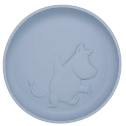 Rätt Start Mumin Silikon Tallrik med Sugkopp Sky Blue