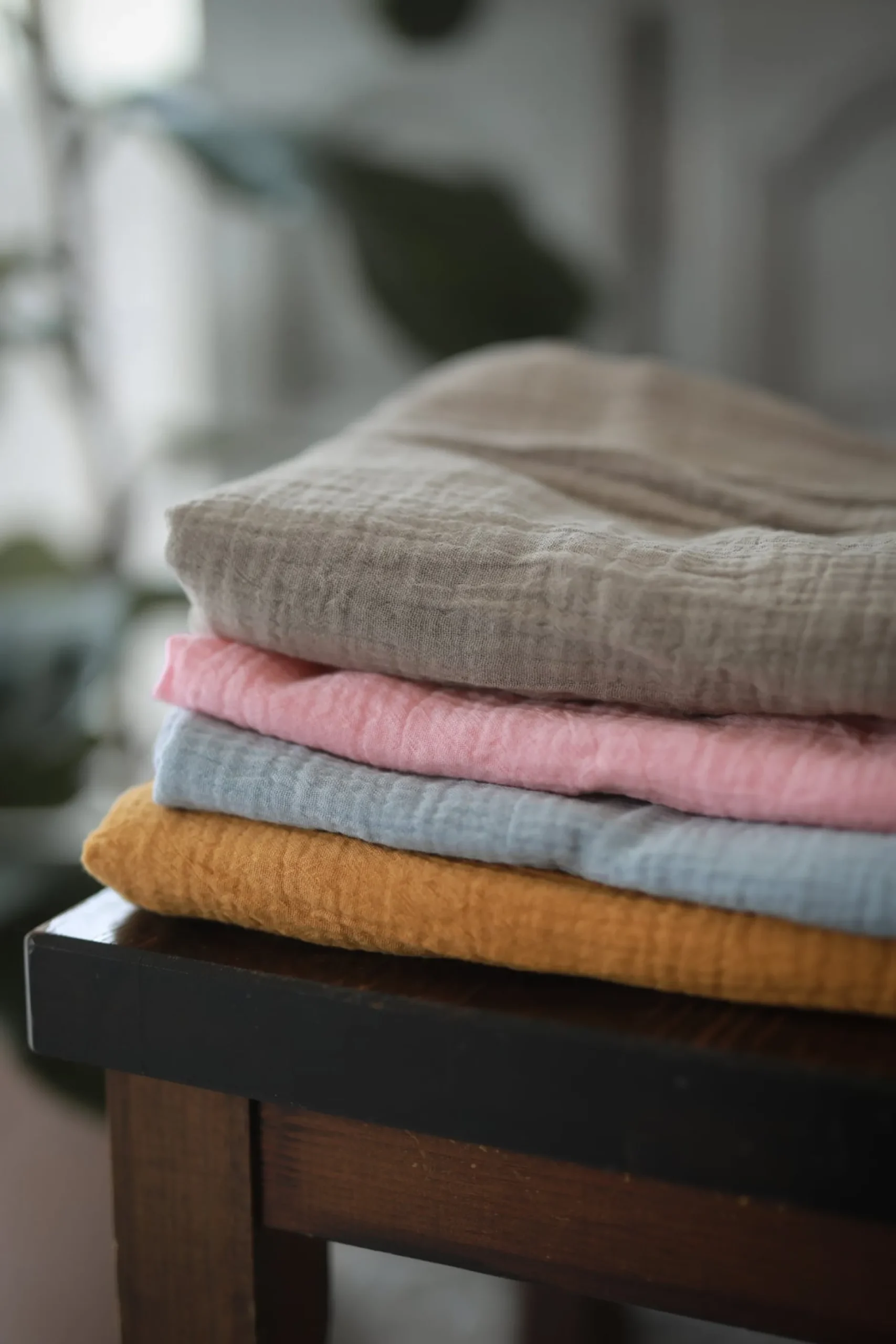 Rätt Start Rätt Start Muslinfiltar Beige, Gul & Blå 3-pack