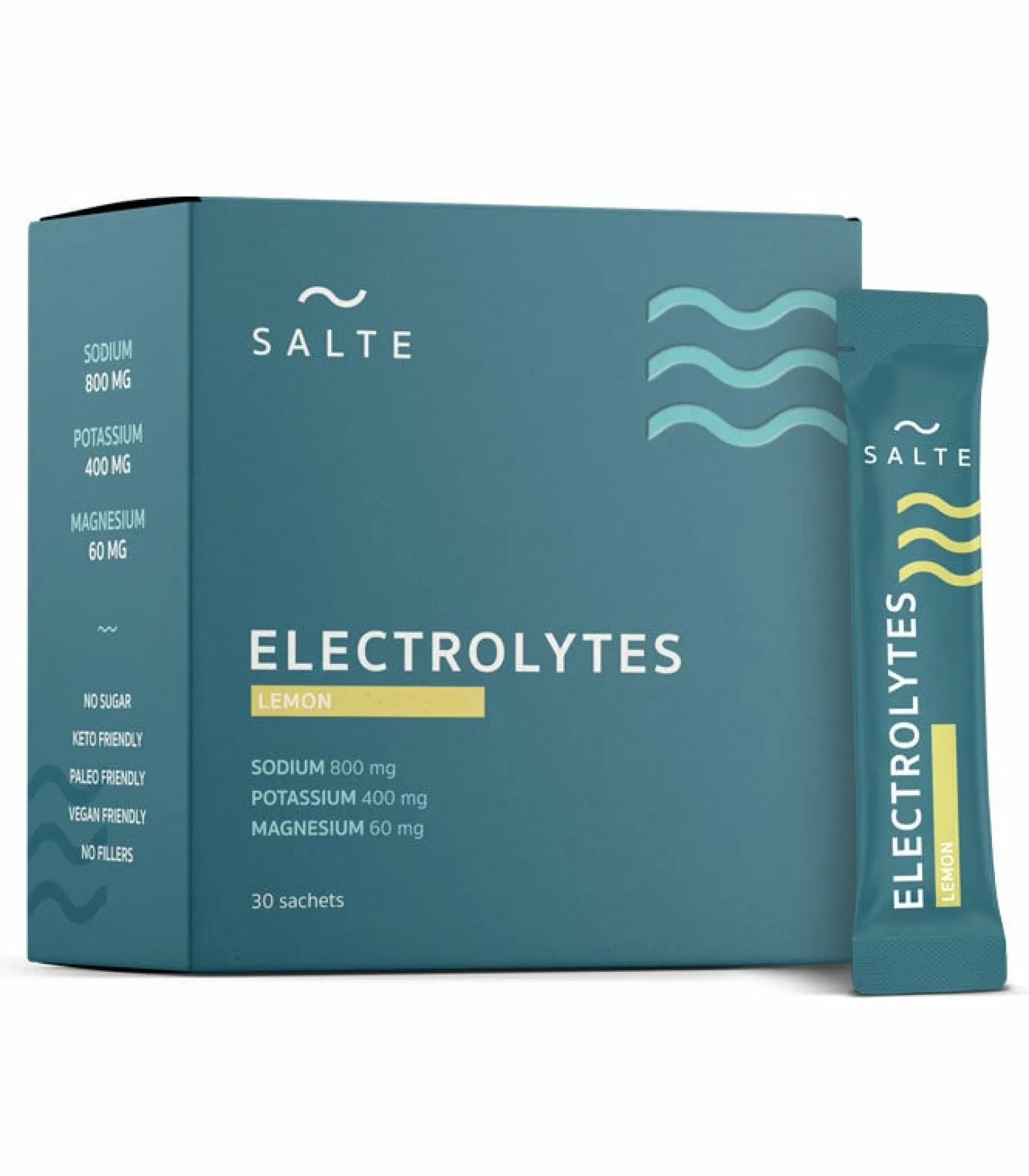 SALTE Elektrolyter Citron 30 dospåsar