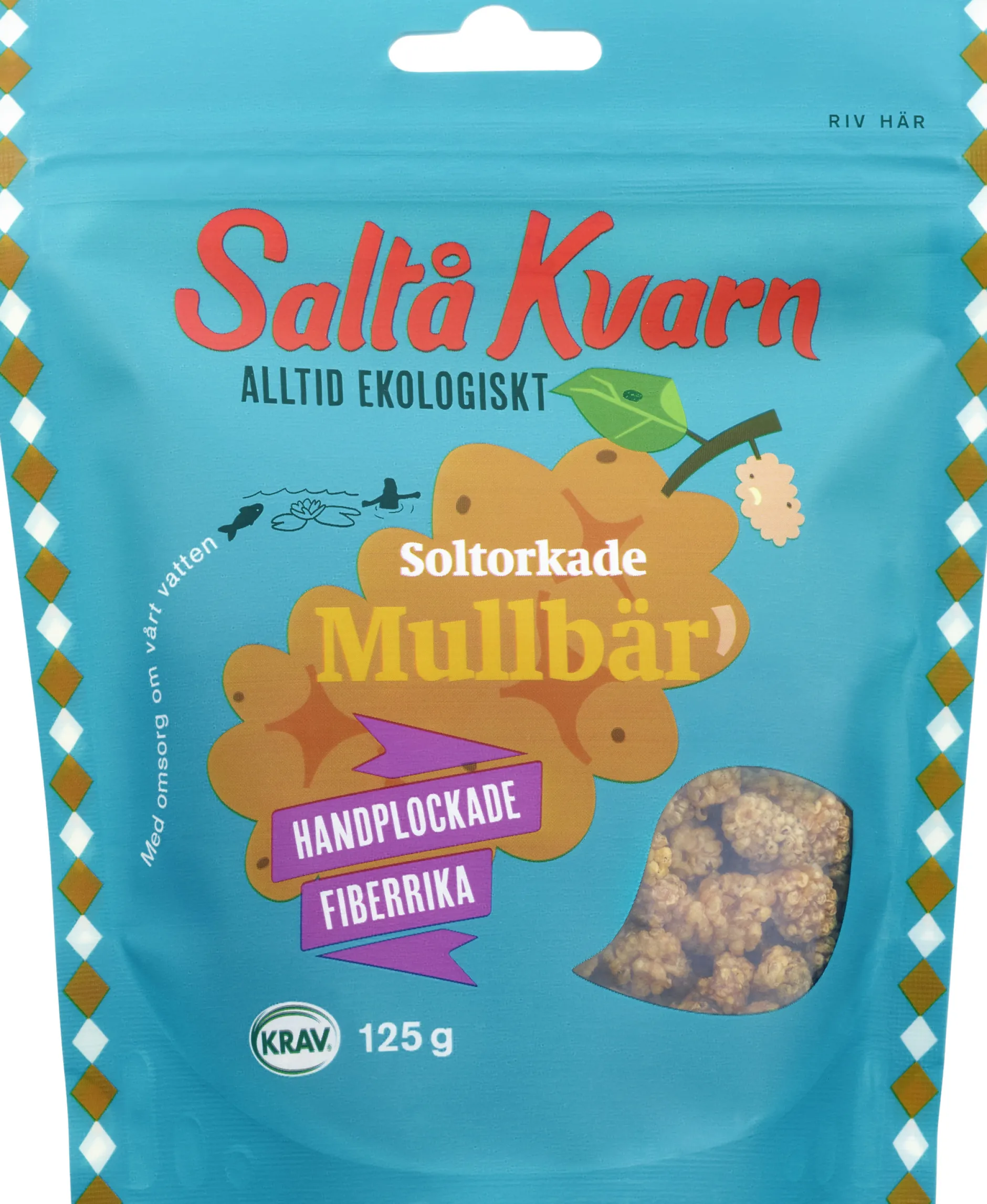 Saltå Kvarn Soltorkade Mullbär 125g