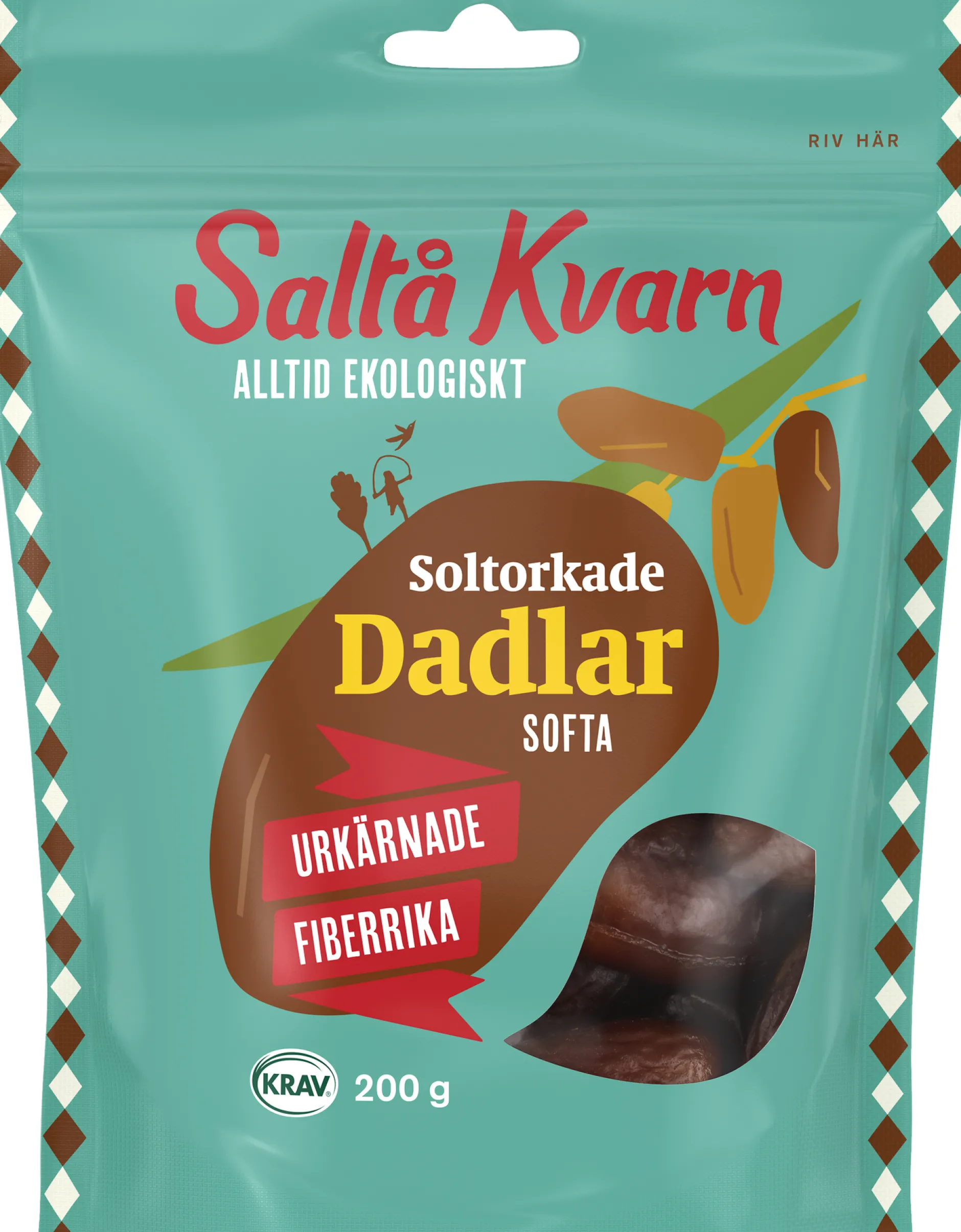 Saltå Kvarn Soltorkade Softa Dadlar 200 g