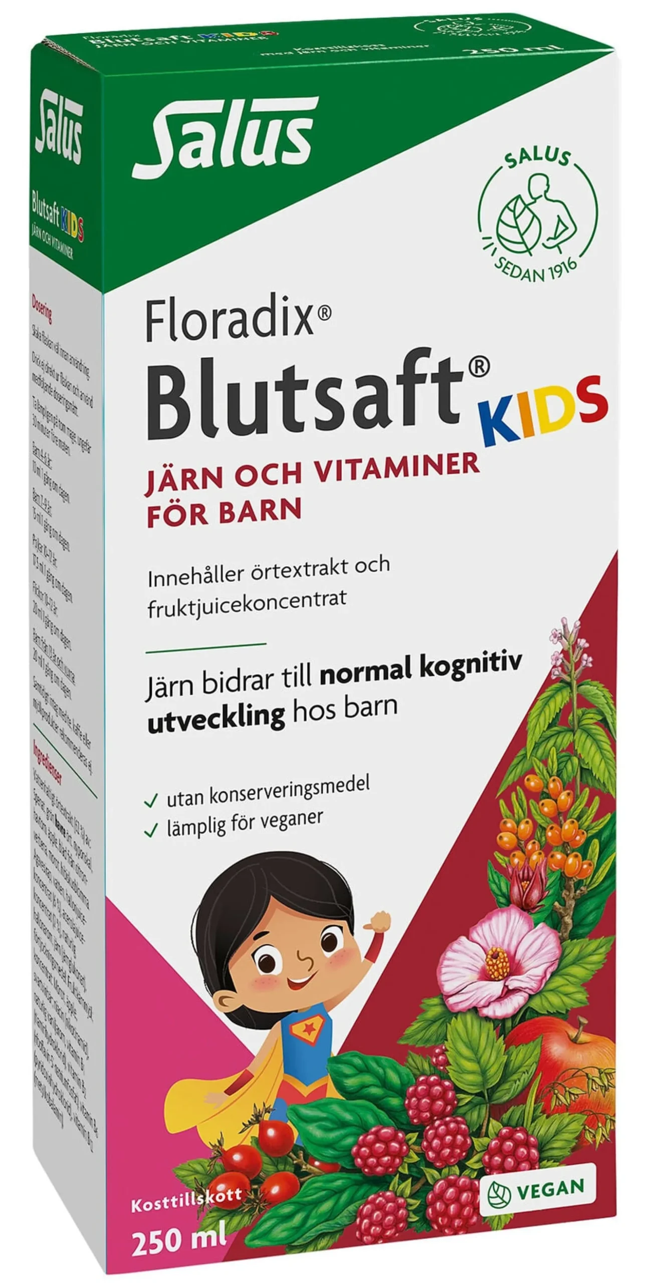 Salus Blutsaft Kids Järntillskott 250 ml