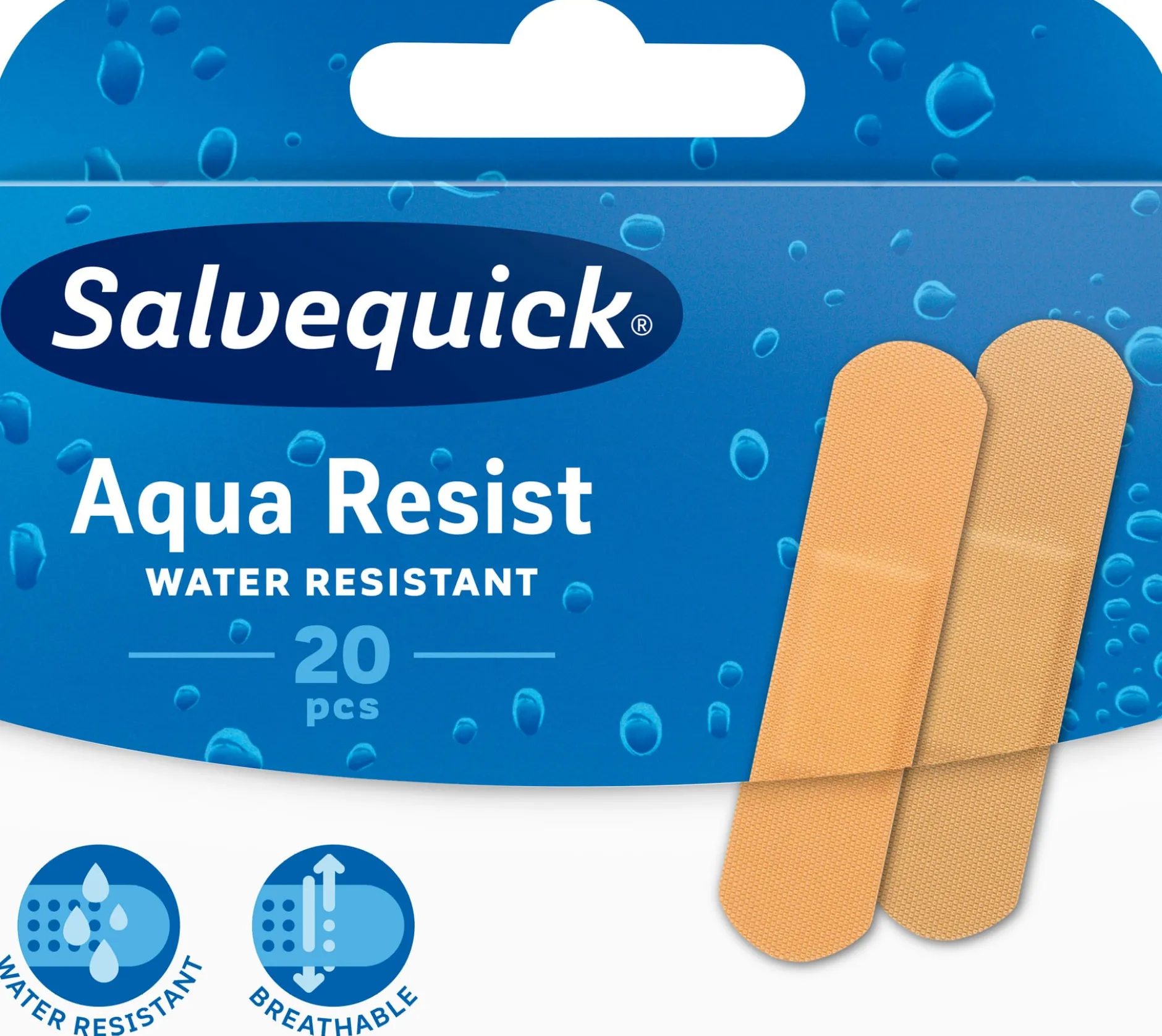 Salvequick Aqua Resist Medium 20 st