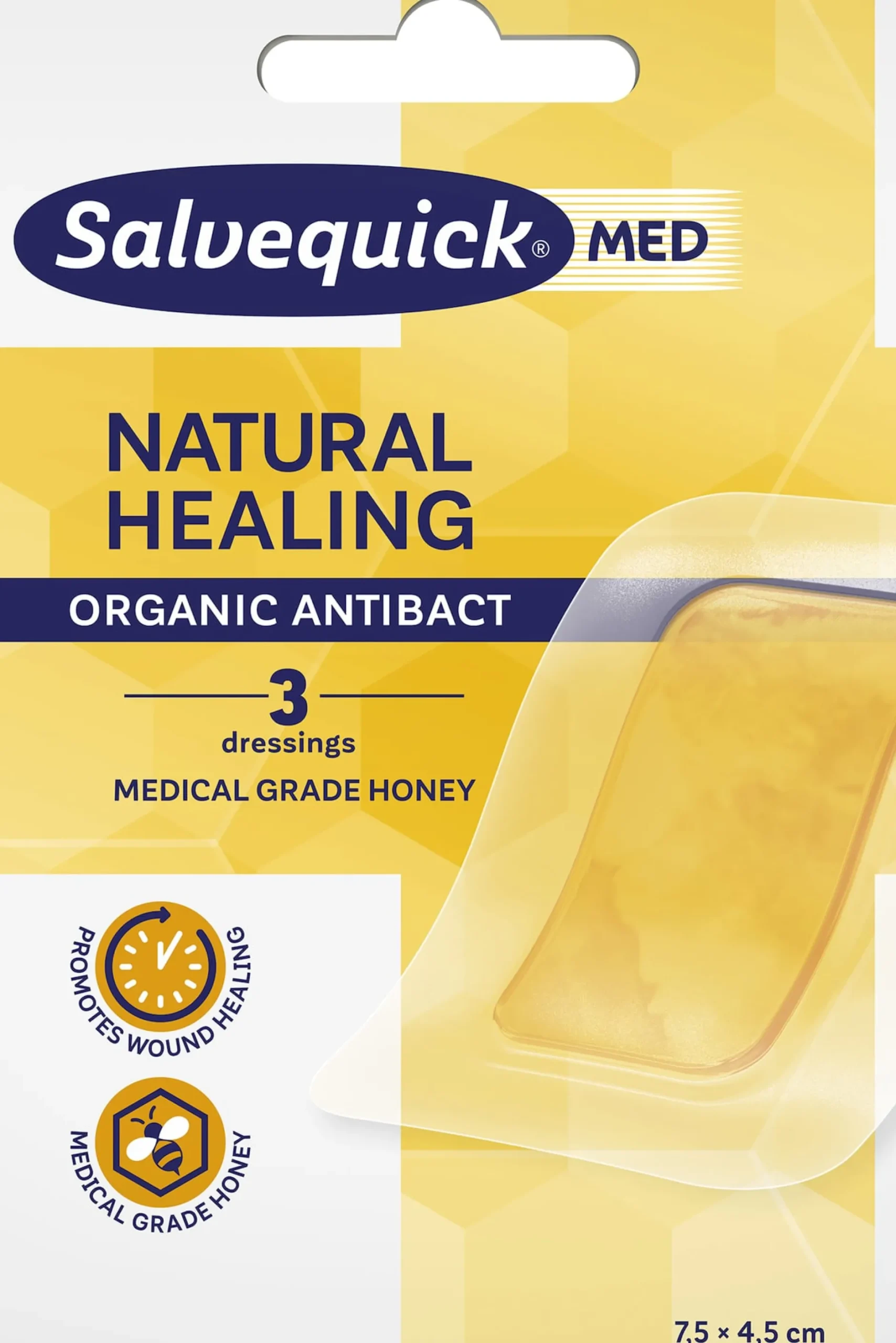 Salvequick MED Natural Healing Plåster 3 st
