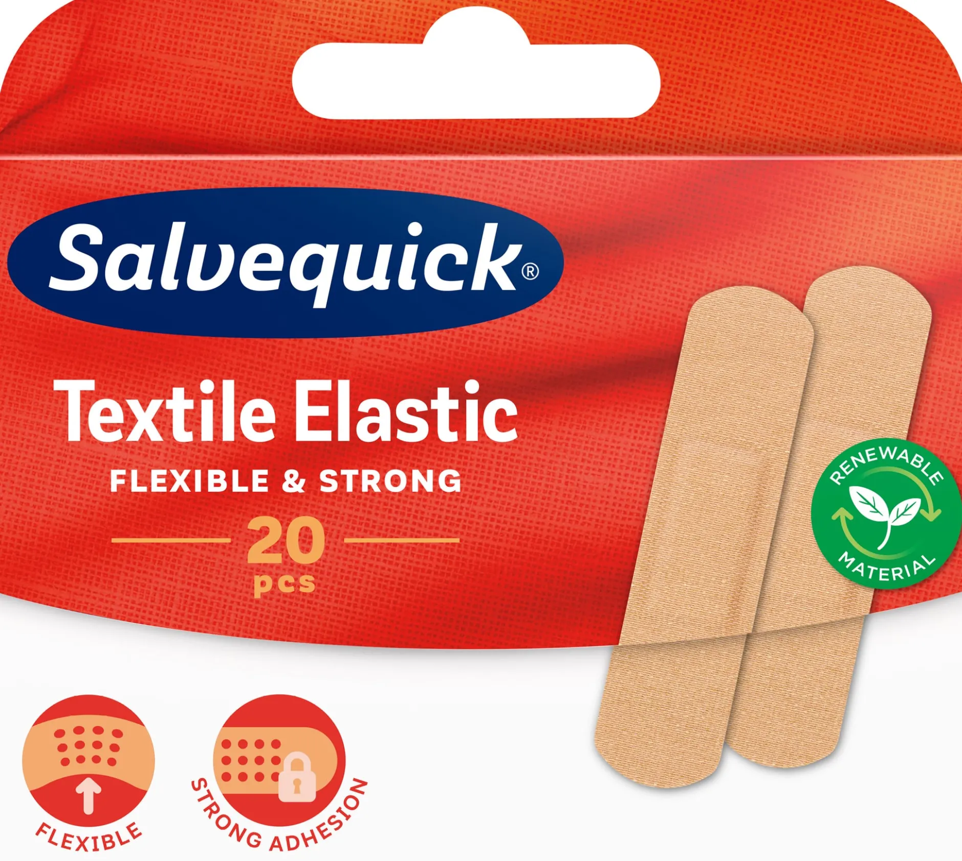 Salvequick Textil plåster medium 20 st