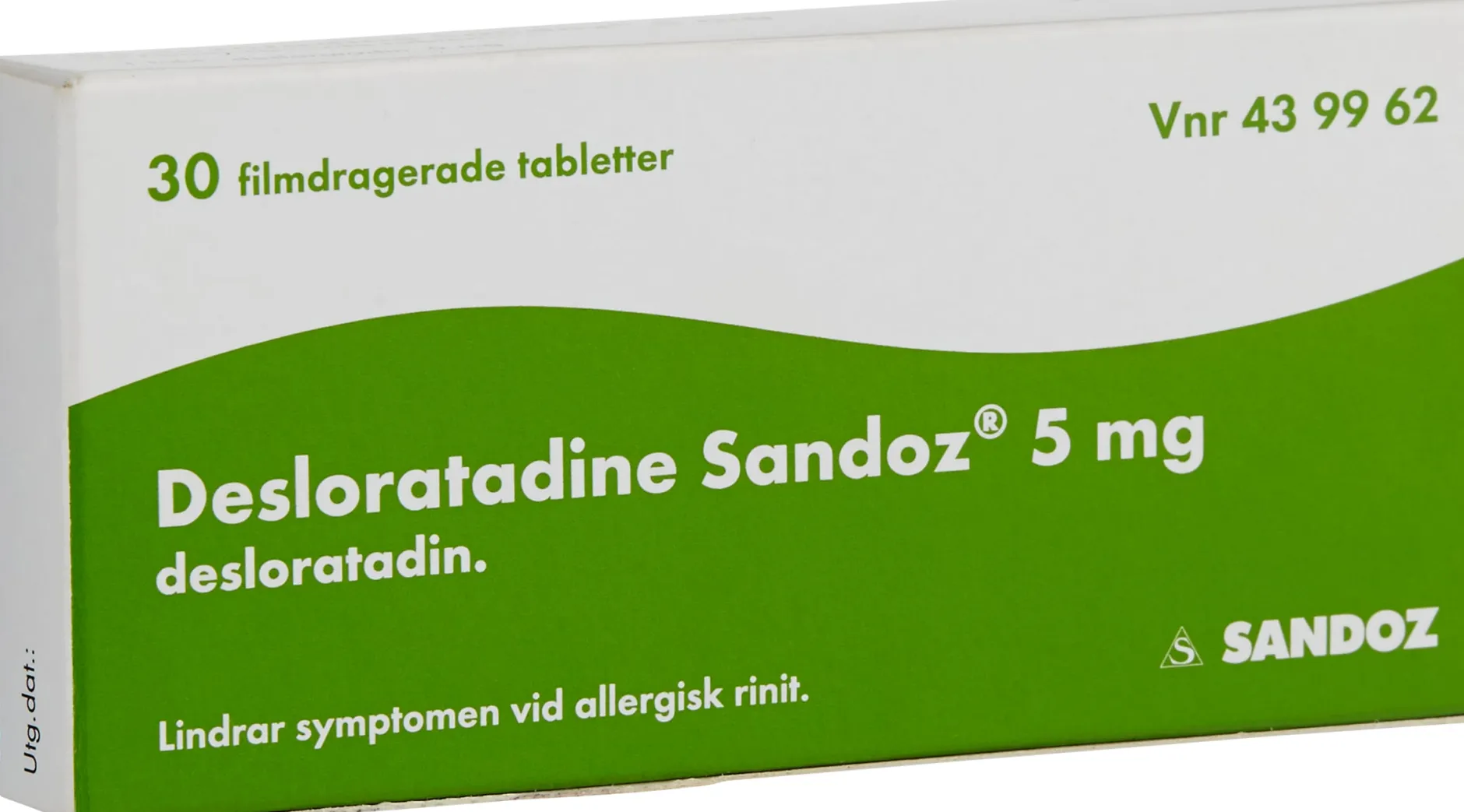 Sandoz Desloratadine Sandoz 5mg 30 tabletter