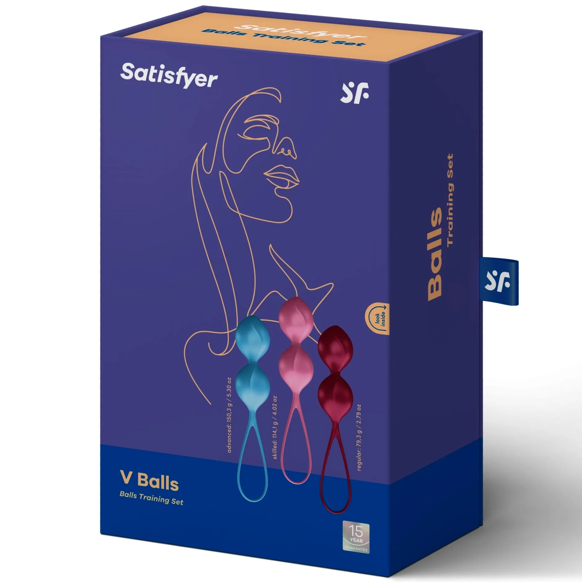 Satisfyer V Balls Knipkulor 3 st
