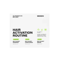 Scandinavian Biolabs Hair Routine Women Shampoo, Conditioner, Serum 600 ml