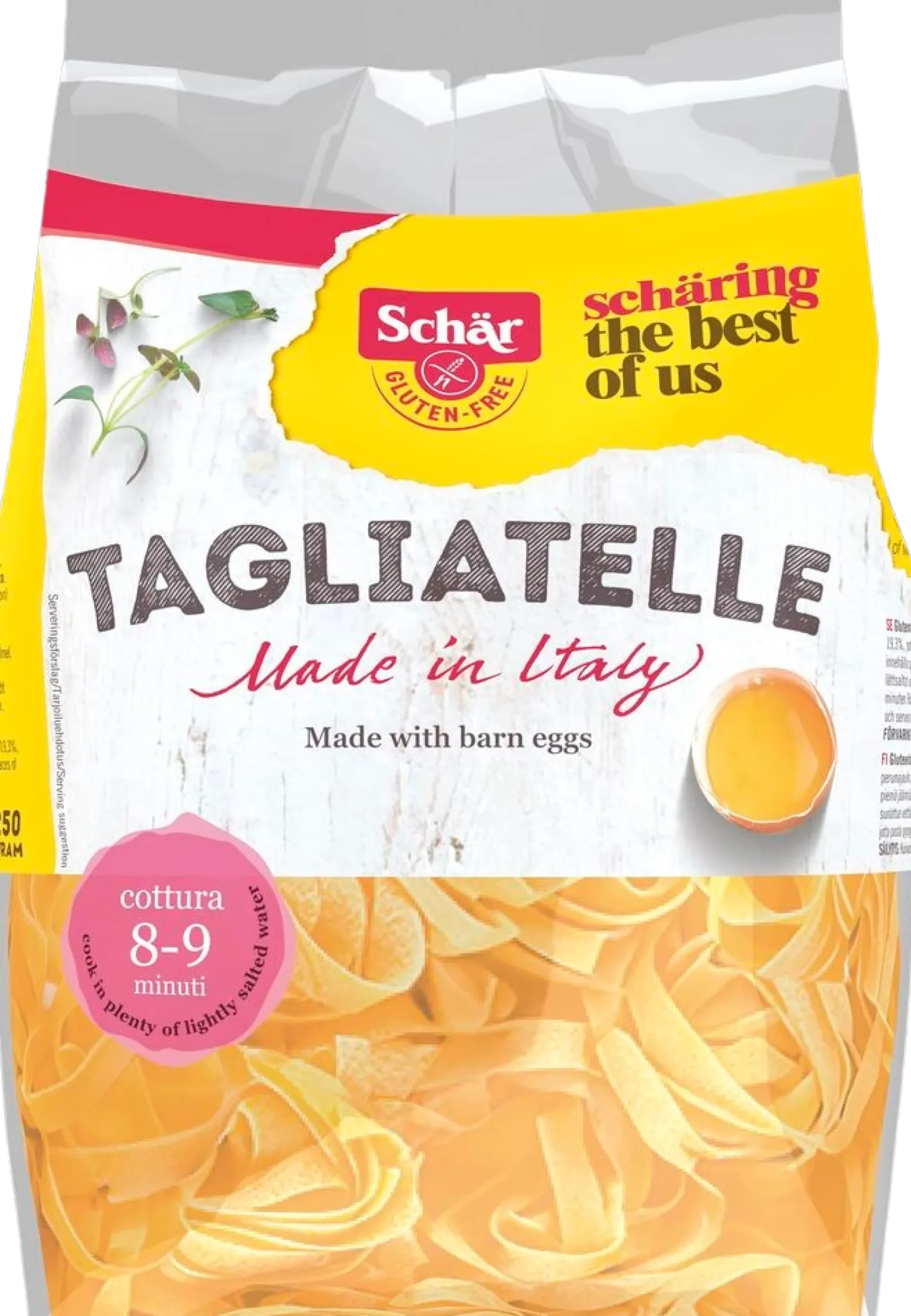 Schär Tagliatelle med ägg glutenfri 250 g