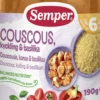 Semper Couscous Kyckling Basilika 6 månader 190 g