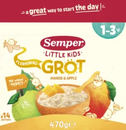 Semper Flerkornsgröt Apple/Mango 1-3 år