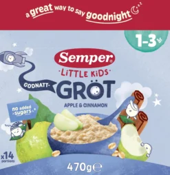 Semper Godnatt Gröt Äpple & Kanel 1-3 år