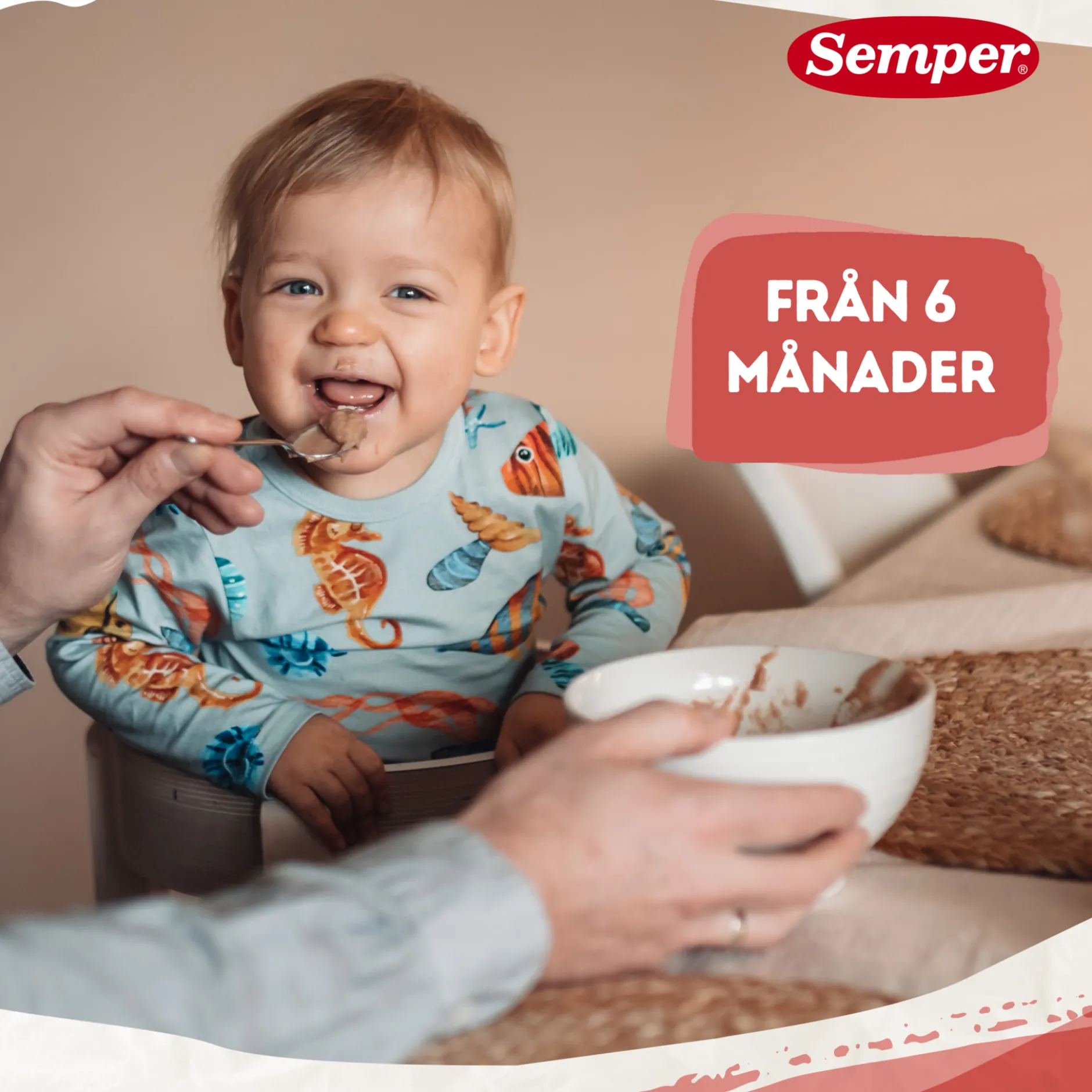 Semper Grötklämmis Päron & Katrinplommon 6 månader 120 g