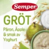 Semper Gröt Yoghurt Äpple & Päron 120 g