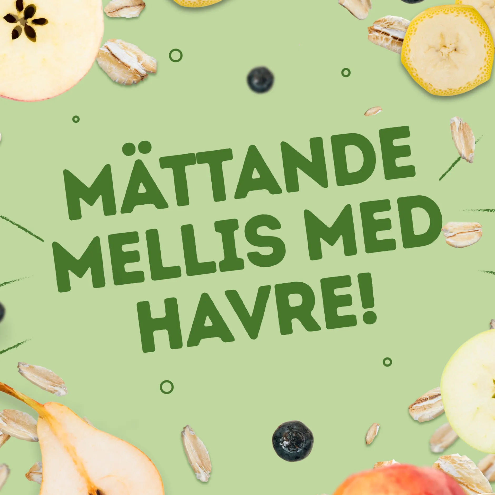 Semper Havremums Klämmis Äpple från 6 månader 110 g