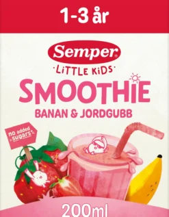 Semper Little kids Smoothie Banan & Jordgubb 200 ml