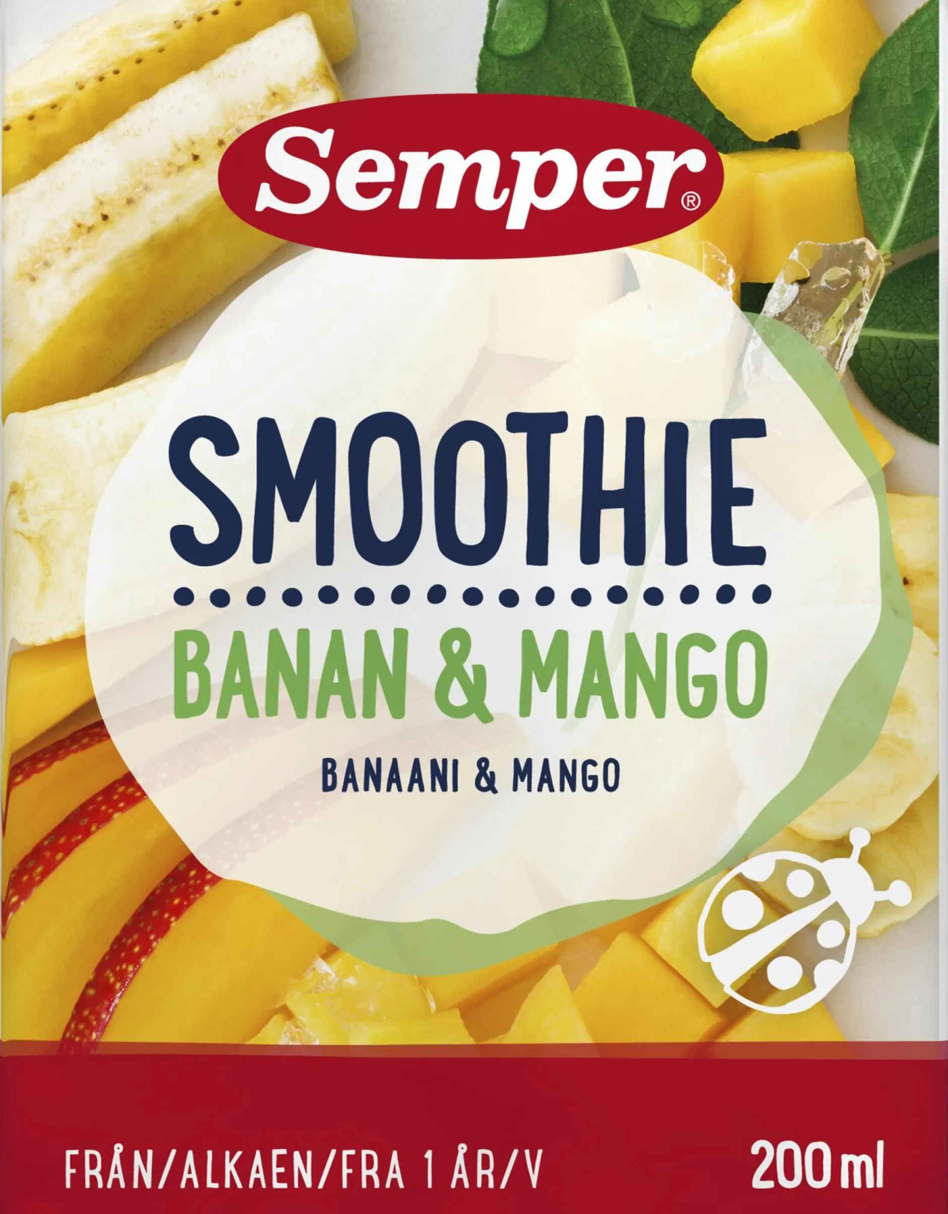 Semper Smoothie Banan Mango 12 månader 200ml