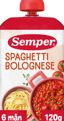 Semper Spagetti Bolognese 6 Mån 120g