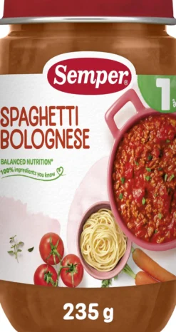 Semper Spaghetti Bolognese 1 år 235 g