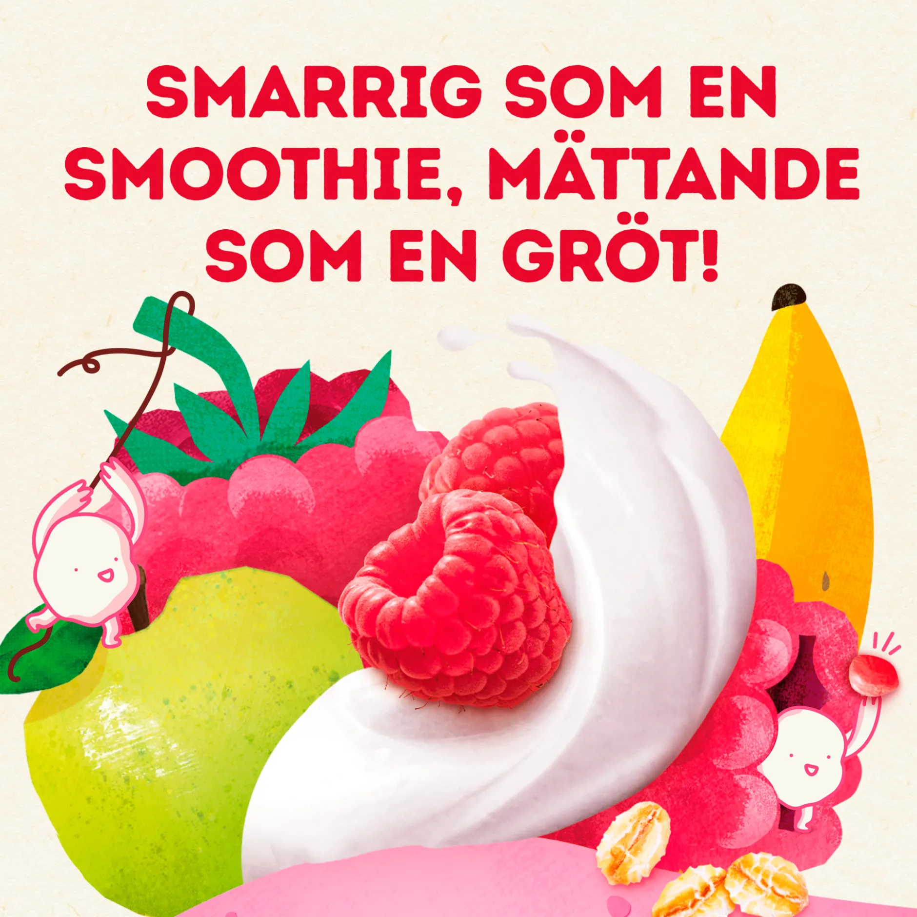 Semper Yummies Hallon 1-3 år