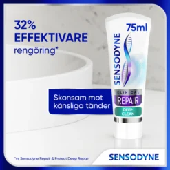 Sensodyne Clinical Repair Deep Clean Tandkräm 75 ml