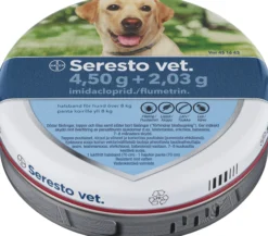 Seresto vet. Halsband Hund >8kg 4,50g Imidakloprid + 2,03g Flumetrin 1 st
