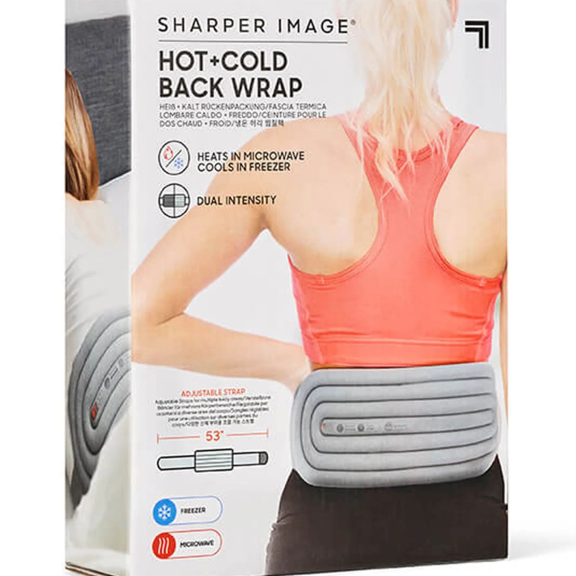 Sharper Image Compression Back Wrap Heated