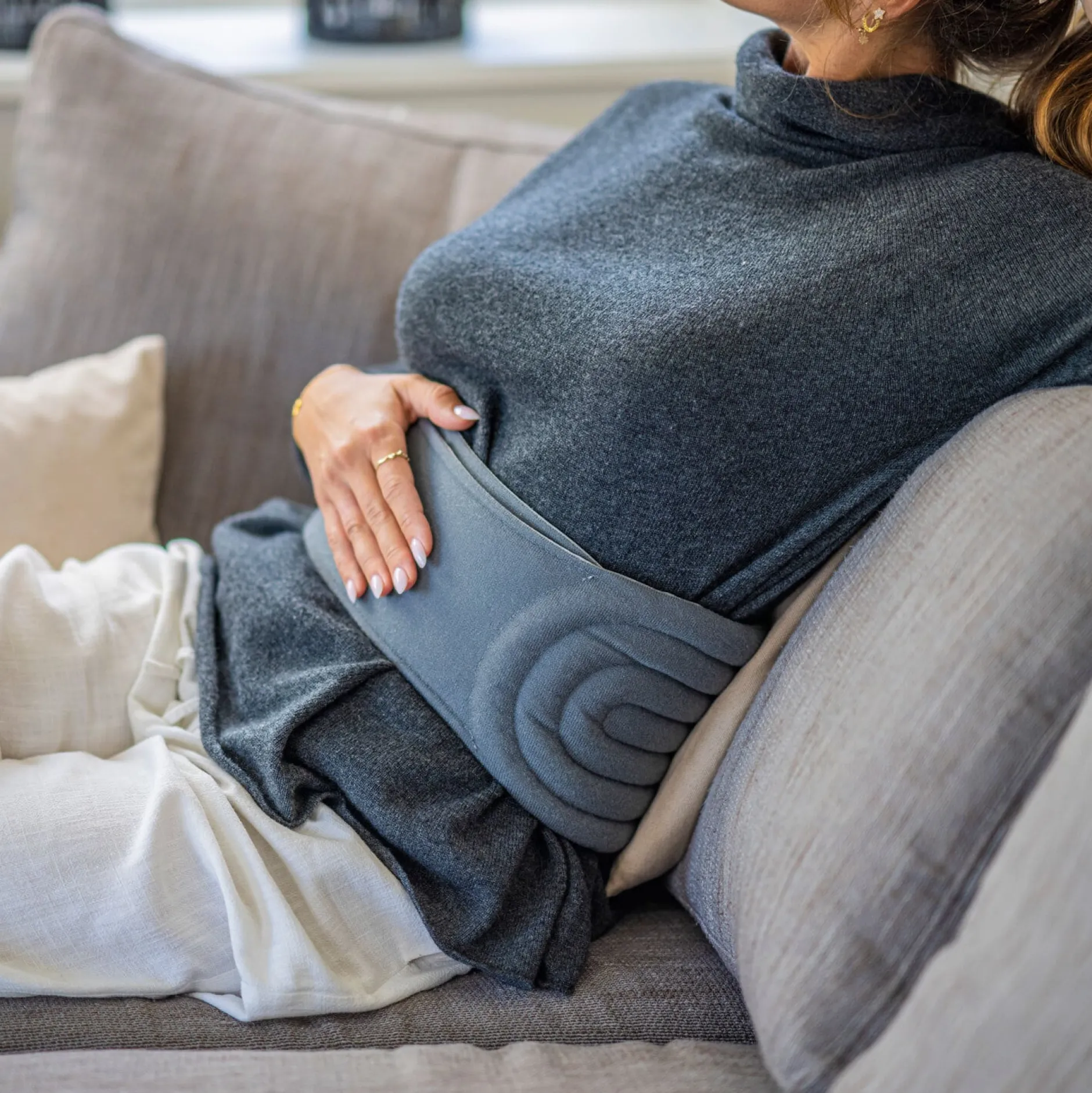 Sharper Image Compression Back Wrap Heated
