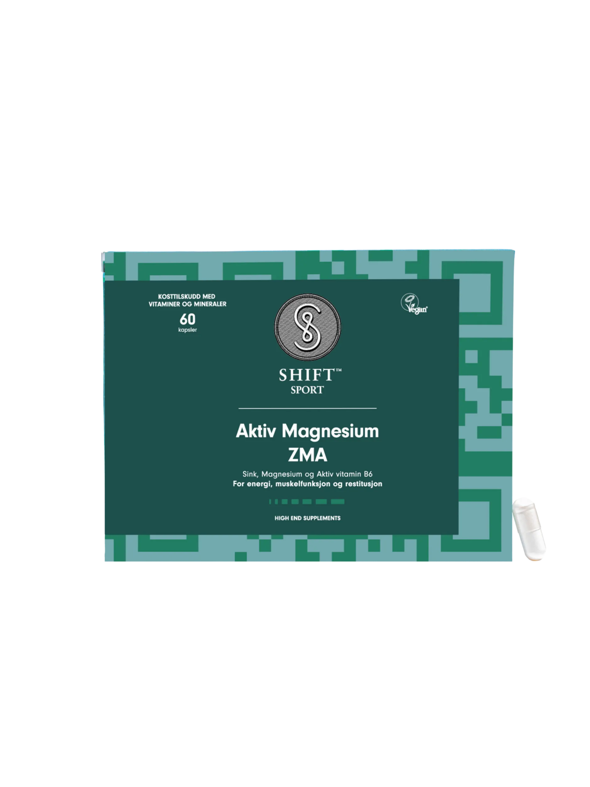 SHIFT Sport Aktiv Magnesium ZMA 60 kapslar