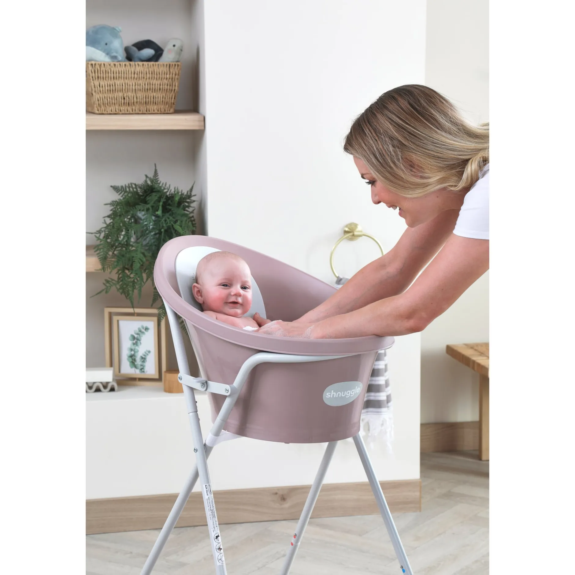 SHNUGGLE Baby Bath Blossom