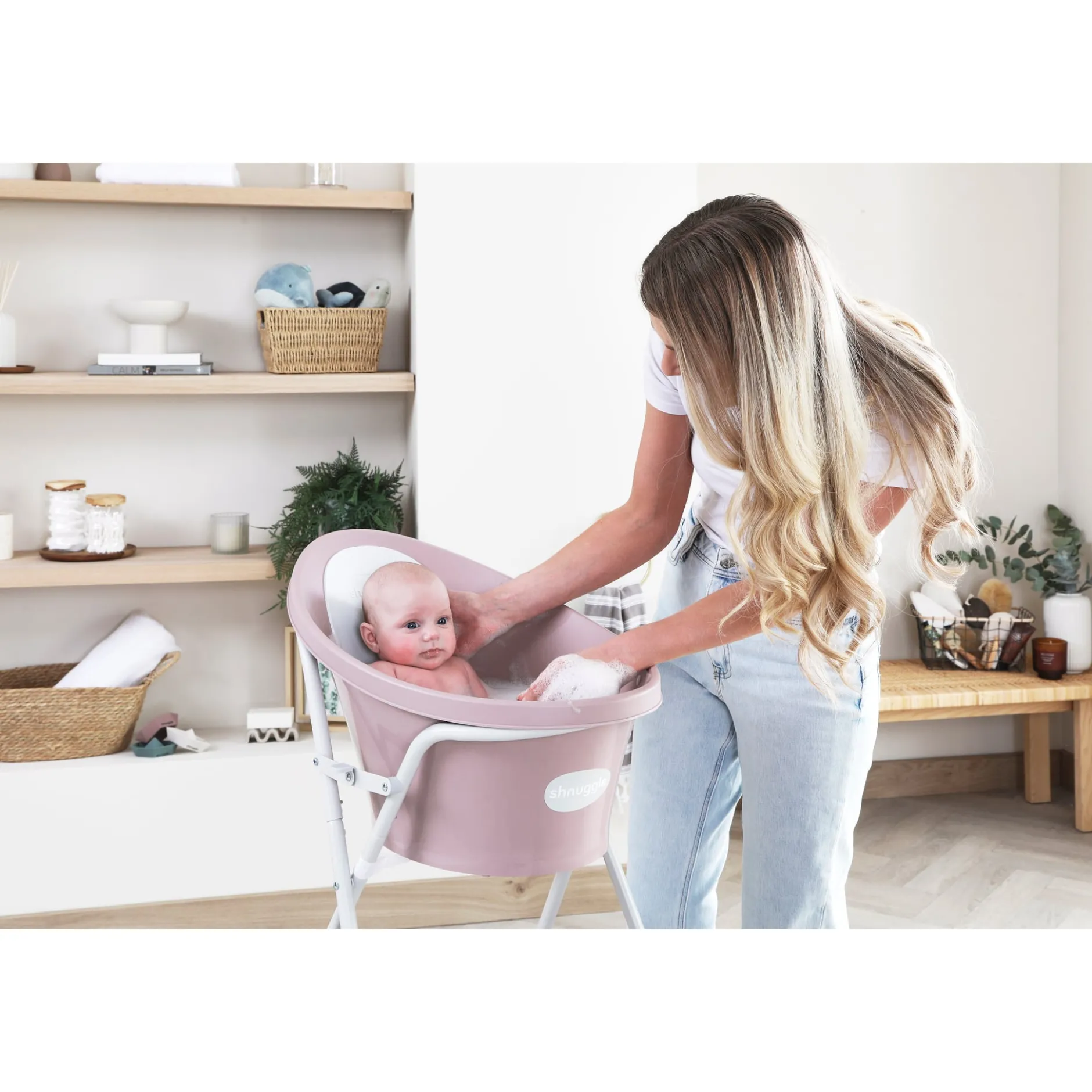 SHNUGGLE Baby Bath Blossom