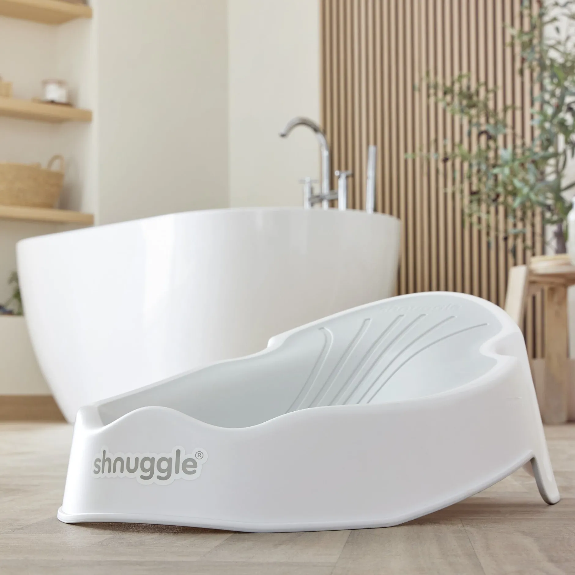 SHNUGGLE New Born Support White Grey